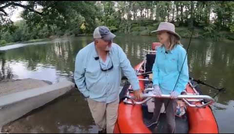 Arkansas Outdoors segment featuring Indiana Flyfishing Guides