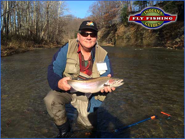 Jeff Conrad with an Erie Steelhead