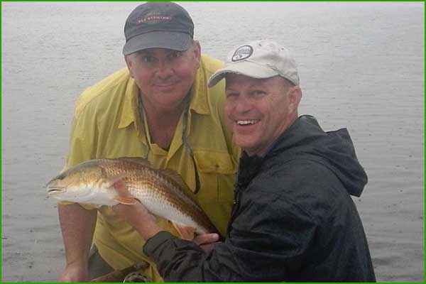 Jeff Conrad and Rob Walters fishing with Pete Greenan in Boca Grande Florida