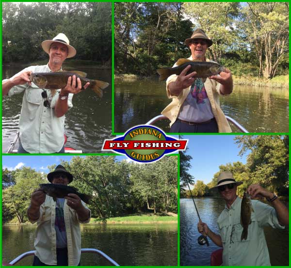 White River flyfishing in Indiana near Anderson