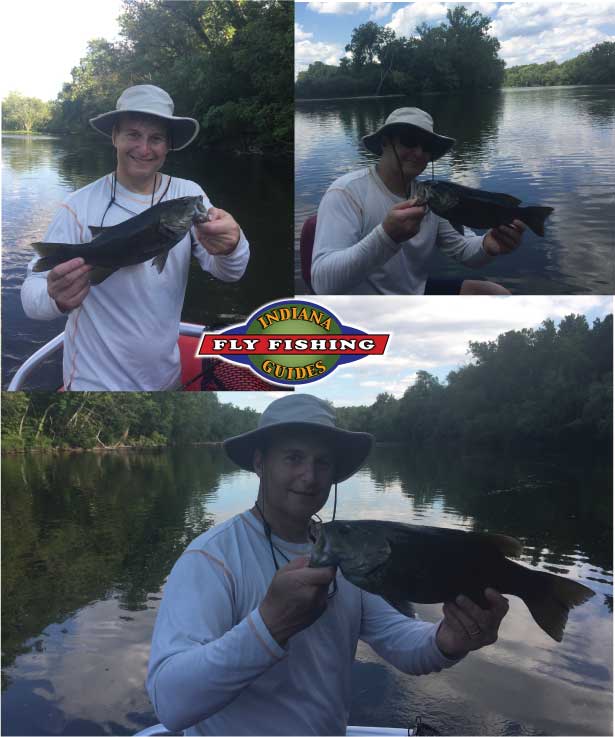 guided flyfishing on Indiana's tippecanoe river