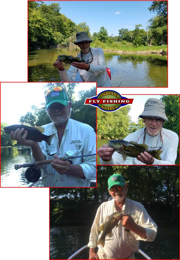 indiana smallmouth bass flyfishing on the white river
