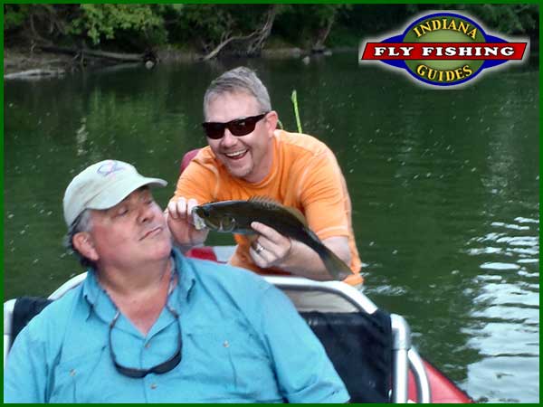 Ben Harris flyfishing Indiana's White River