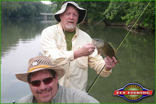 Dave and Ed on the upper White River