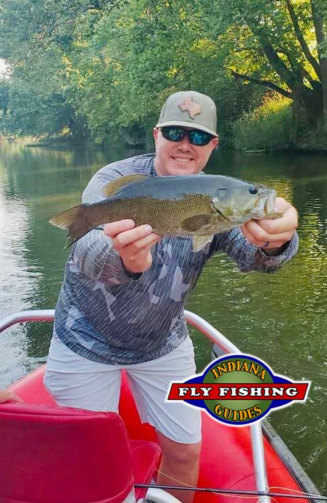 Indiana white river summer flyfishing