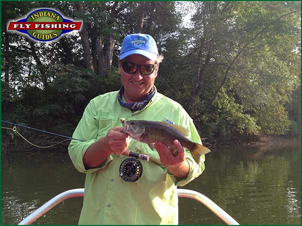 Joe Mahler smallmouth fishing in Indiana