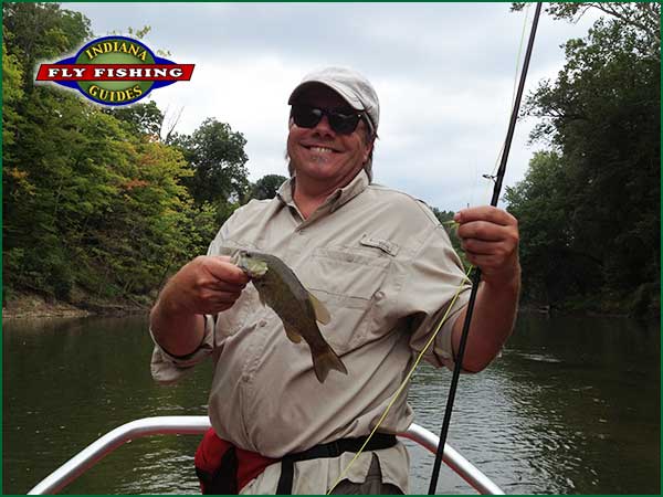 Dr. Steve Mangas flyfishing on the White River
