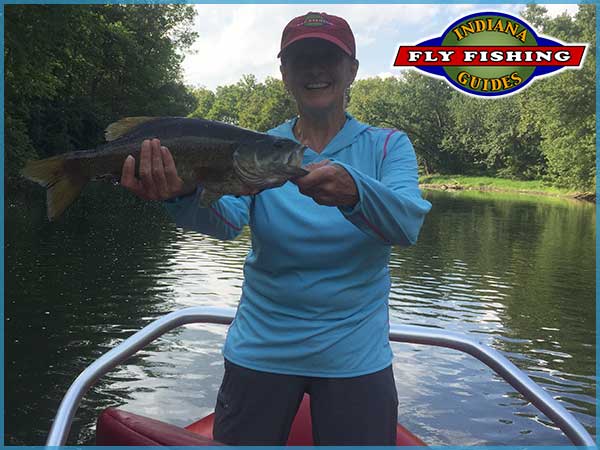 White river smallmouth fly fishing